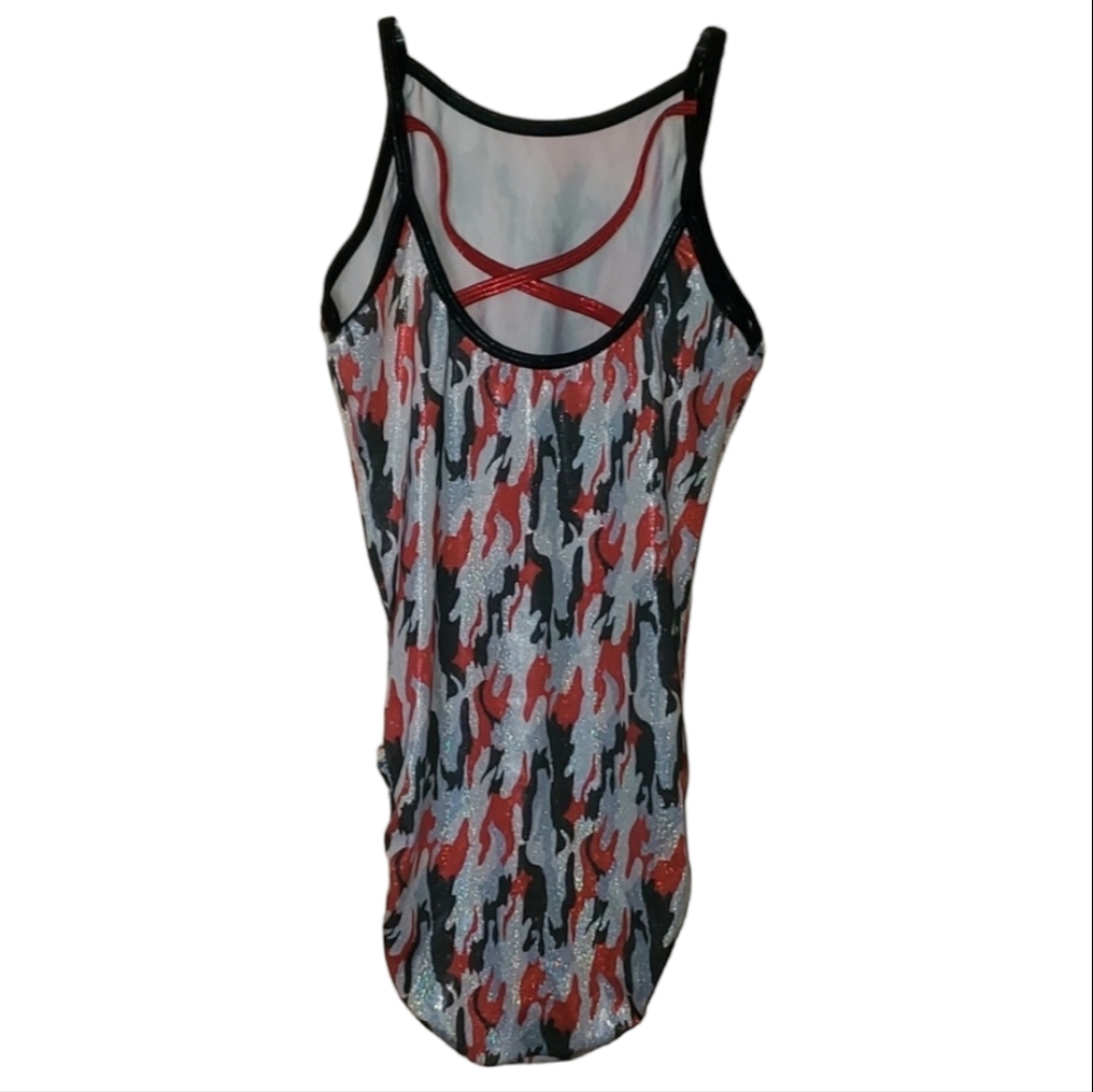 Alpha Factor red camo leotard - Picture 3 of 4